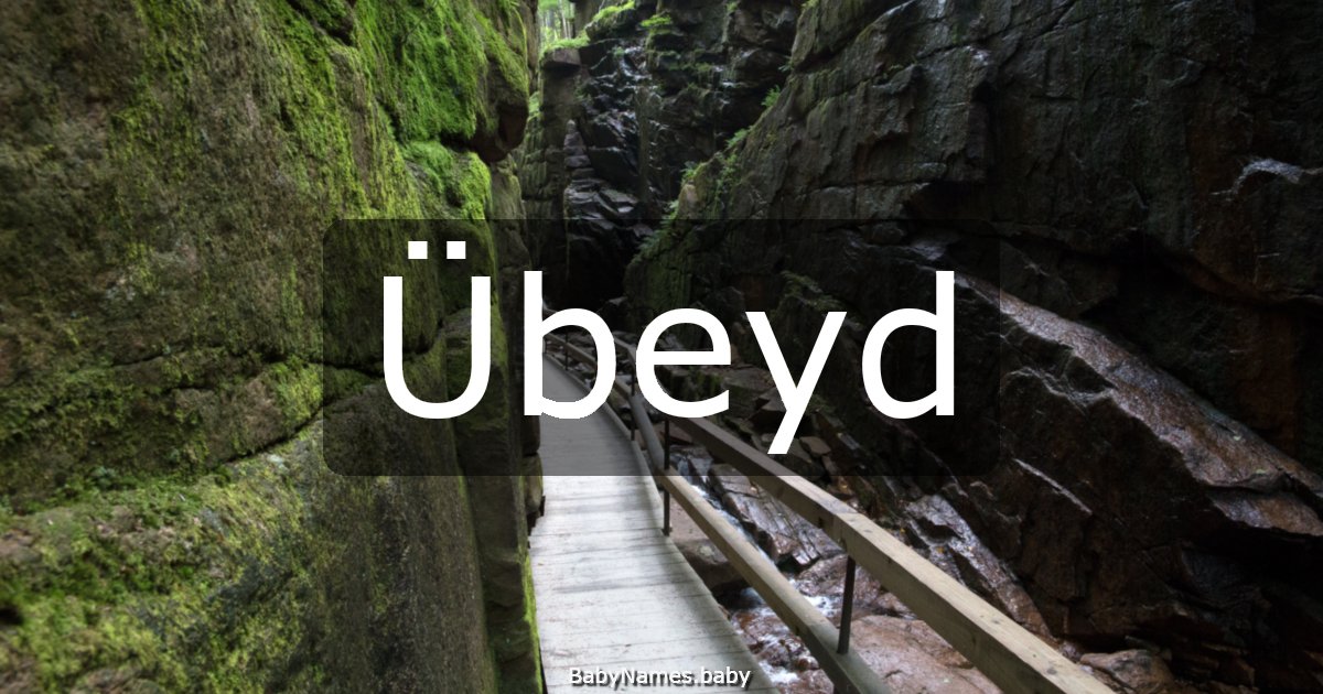 Übeyd