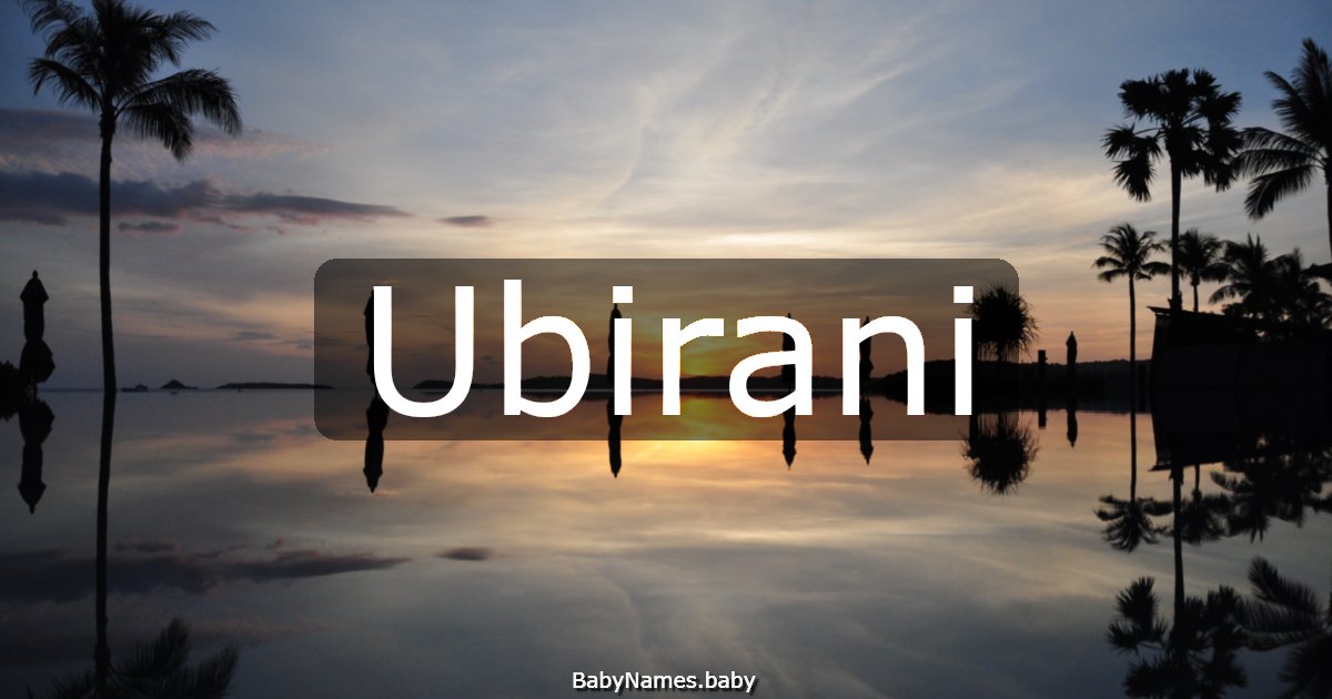Ubirani