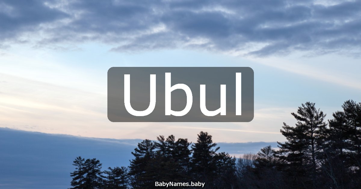 Ubul