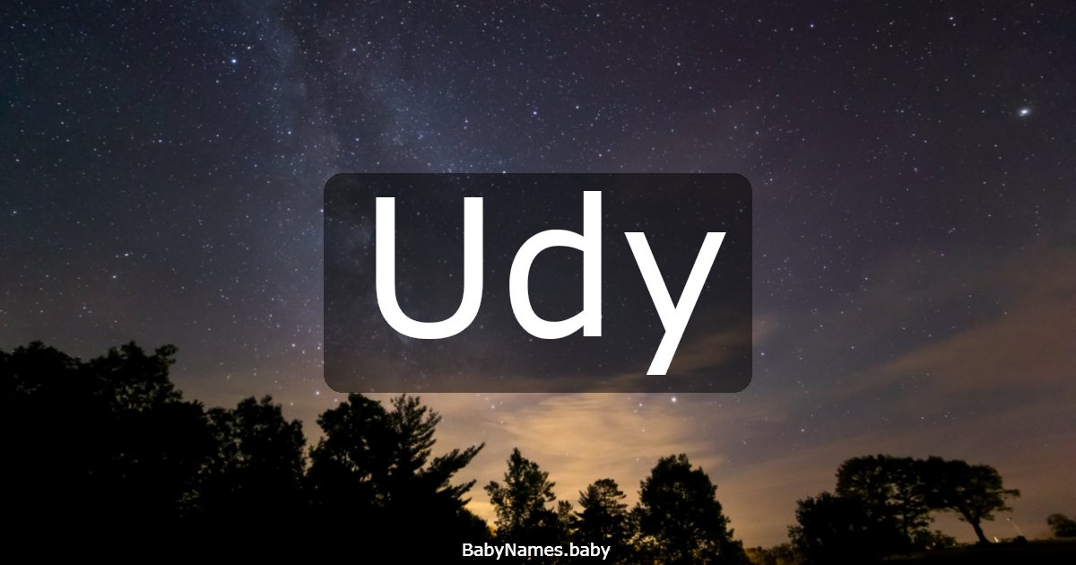 Udy