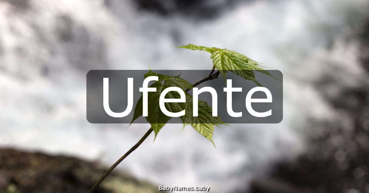 Ufente