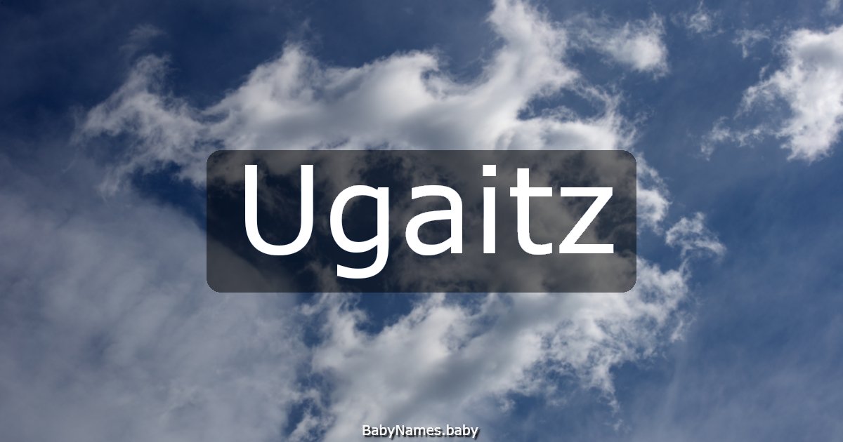 Ugaitz