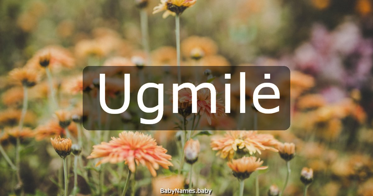Ugmilė