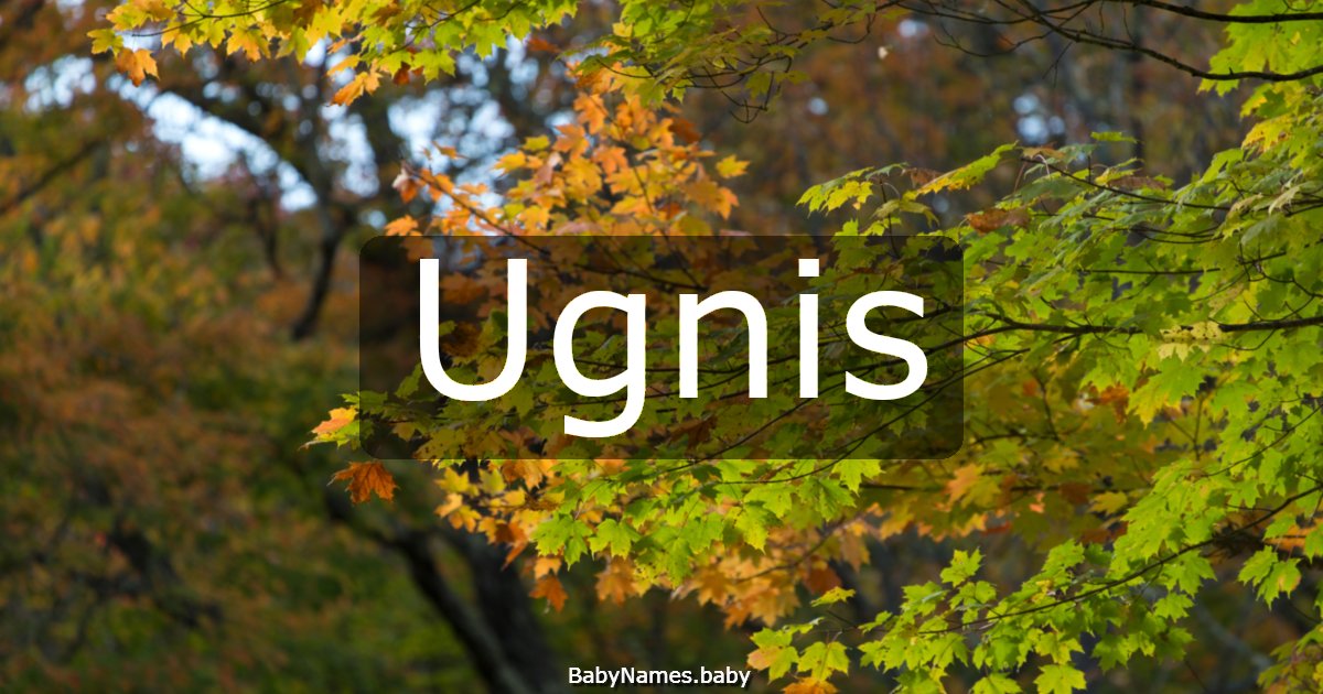 Ugnis