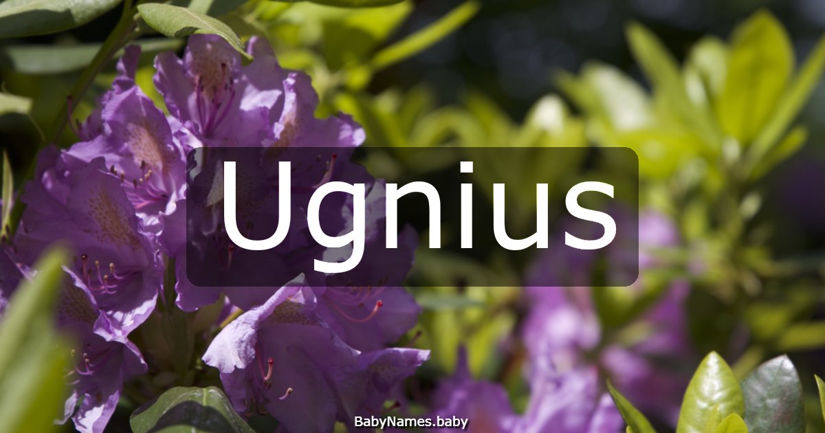 Ugnius