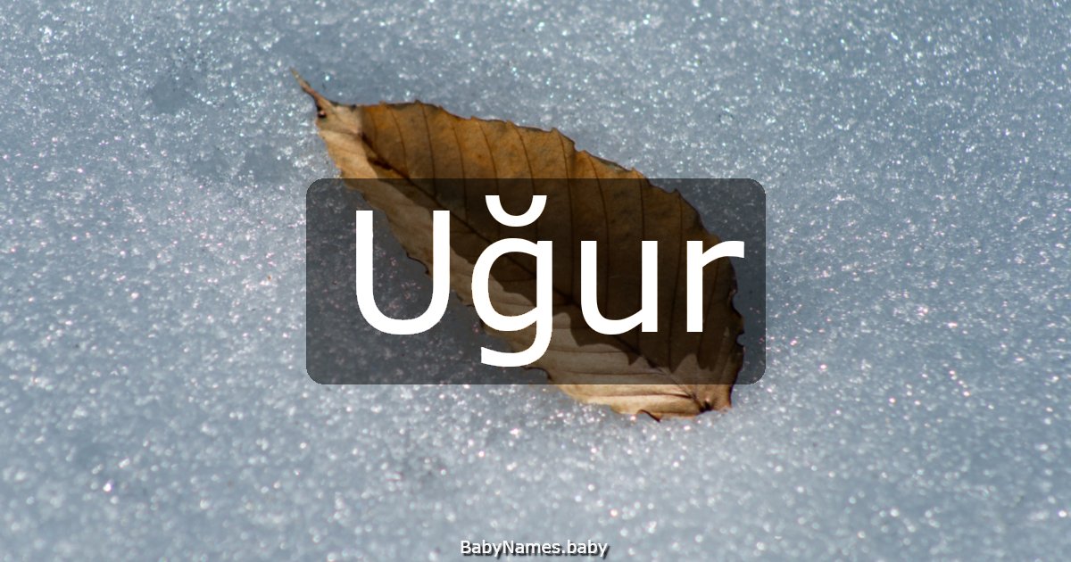 Uğur