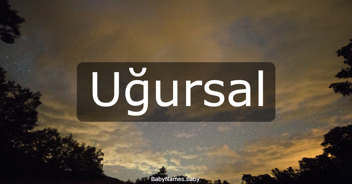 Uğursal