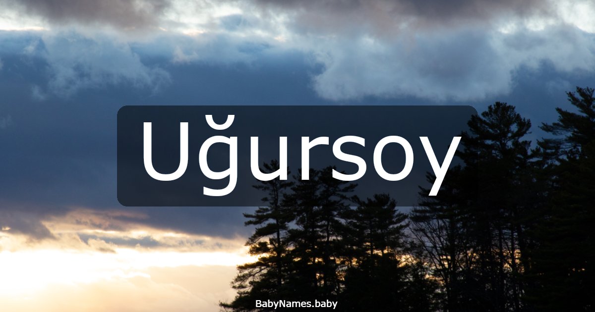 Uğursoy