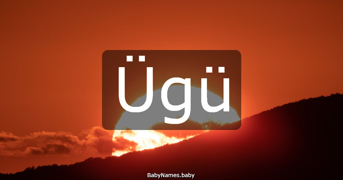 Ügü
