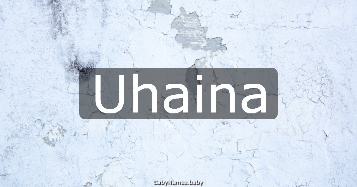 Uhaina