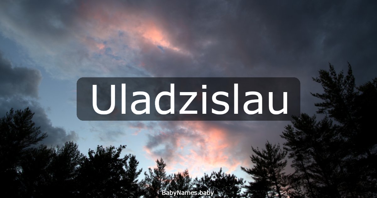 Uladzislau