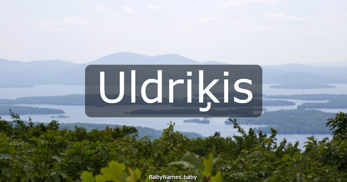 Uldriķis