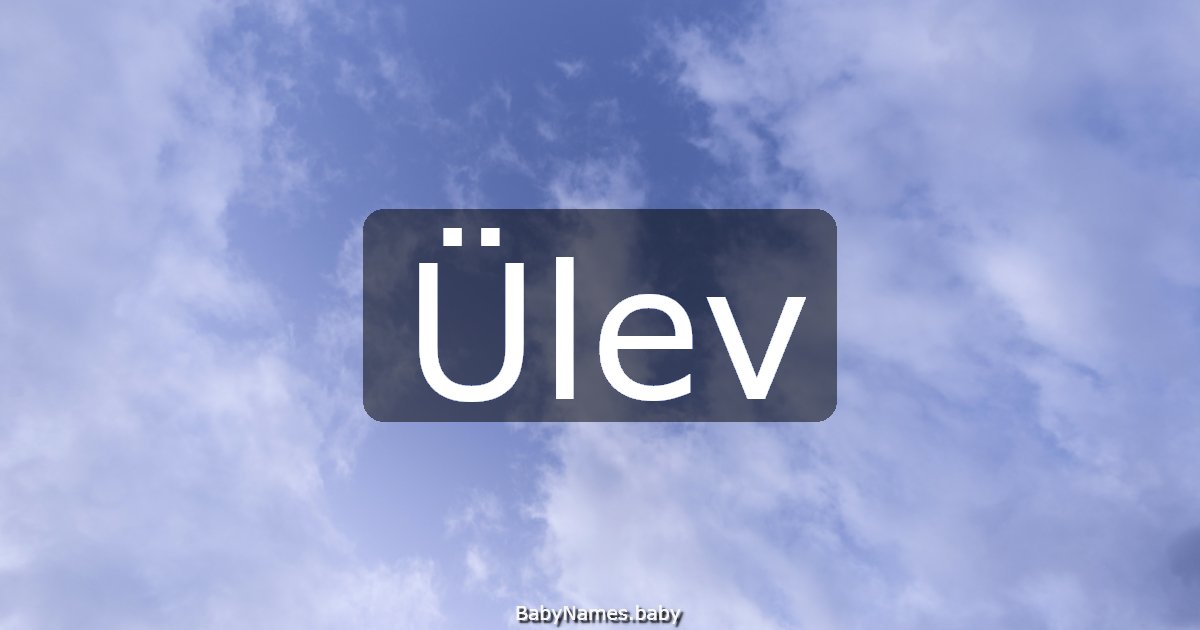 Ülev