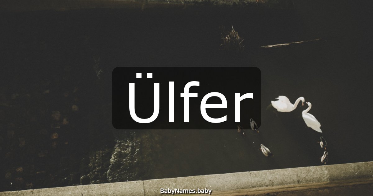 Ülfer