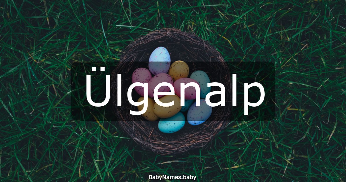 Ülgenalp