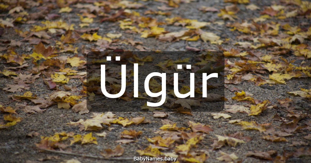 Ülgür