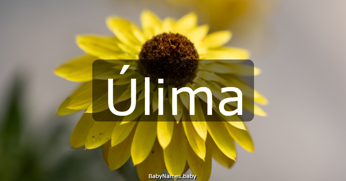 Úlima