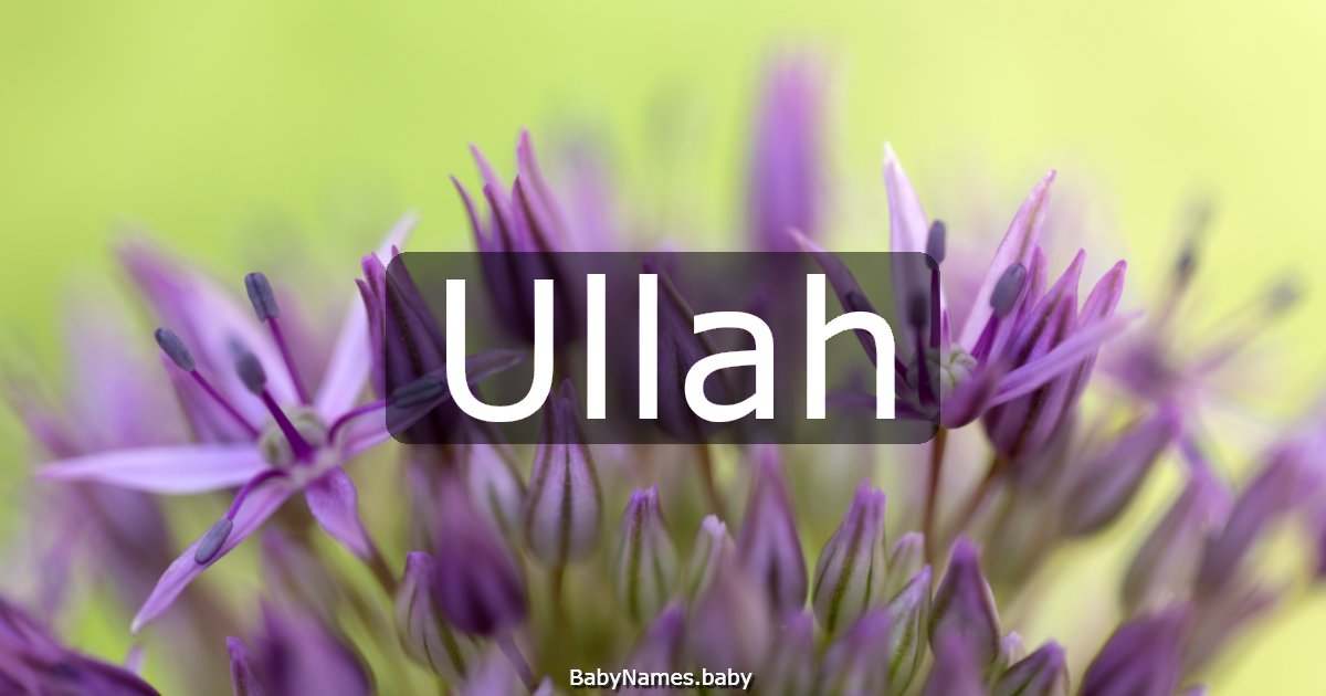 Ullah