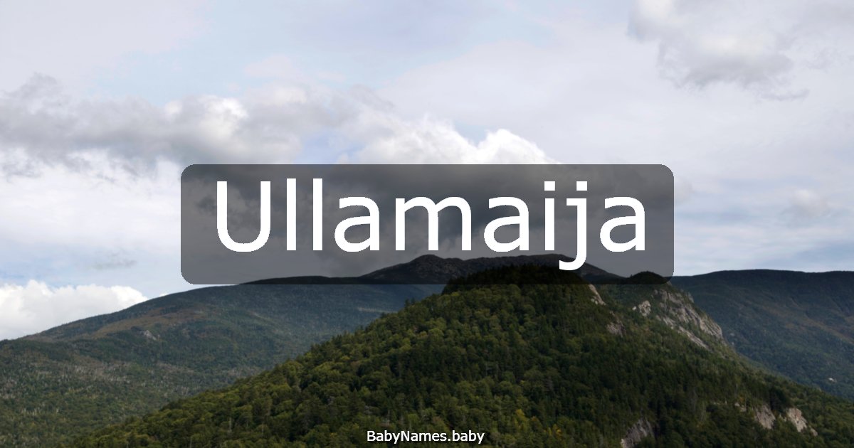 Ullamaija