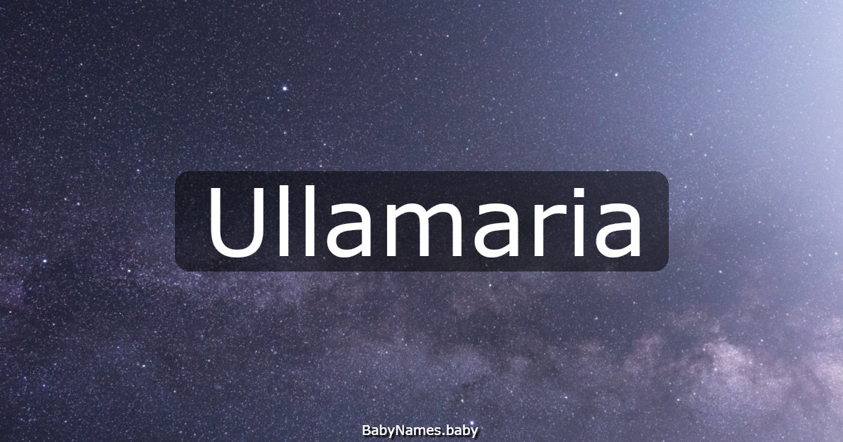 Ullamaria