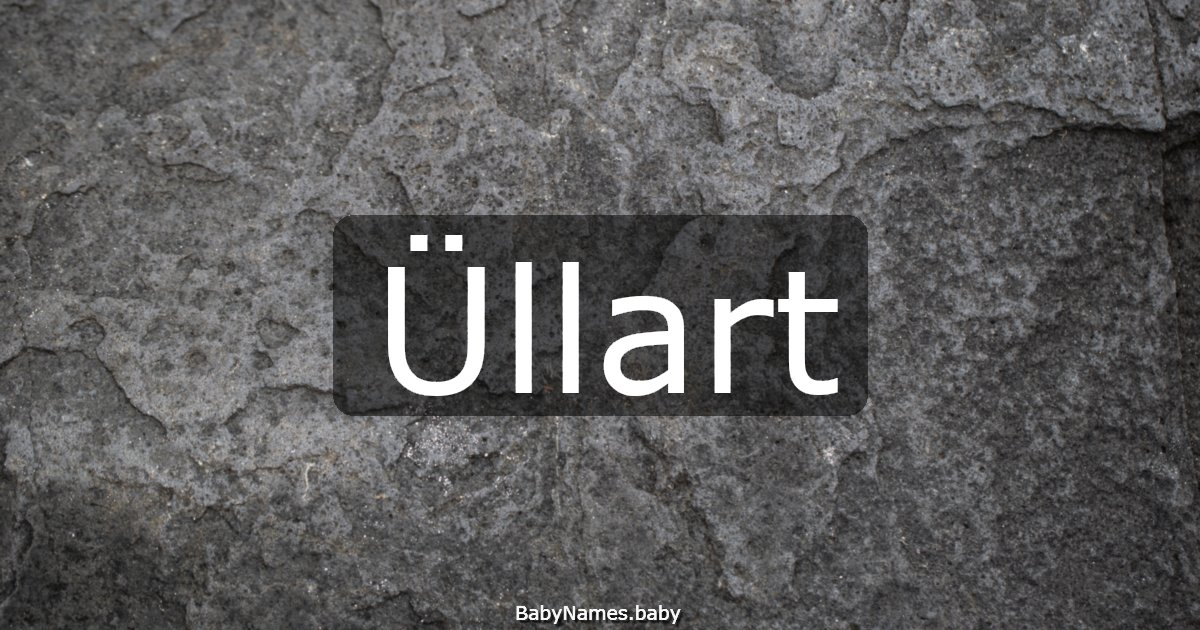 Üllart