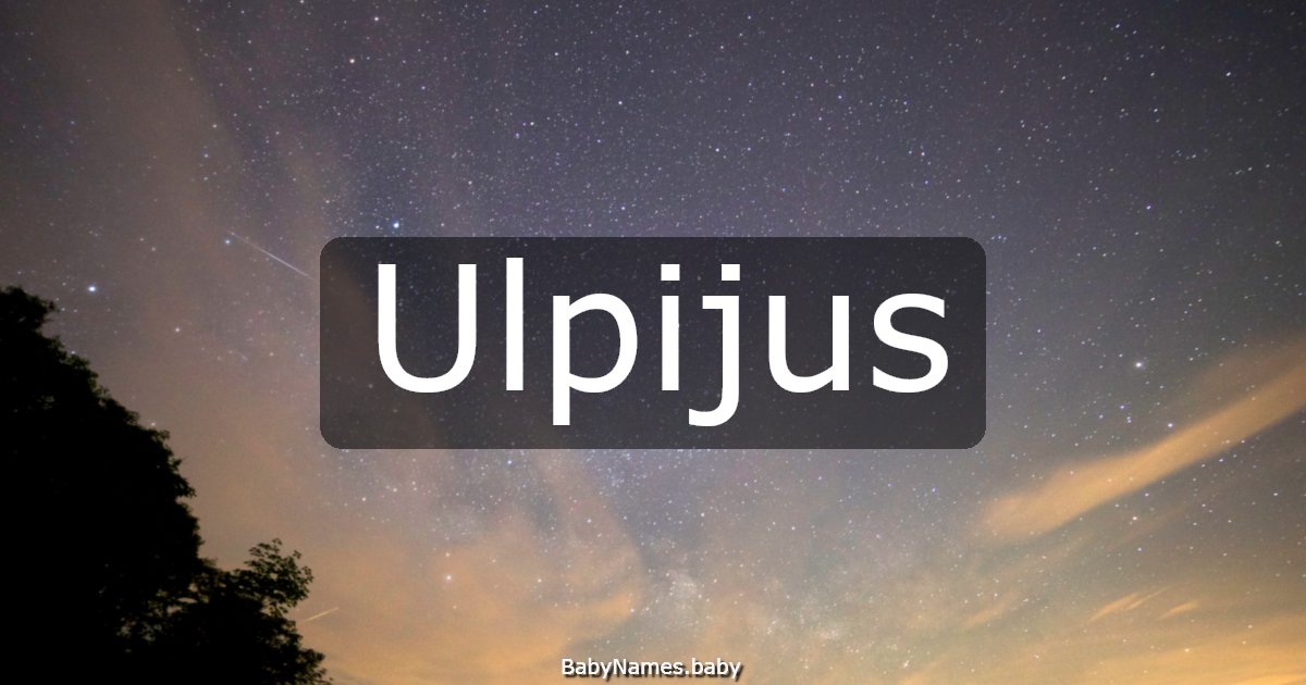 Ulpijus