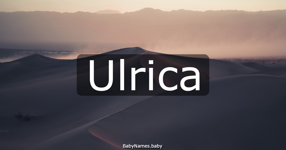 Ulrica