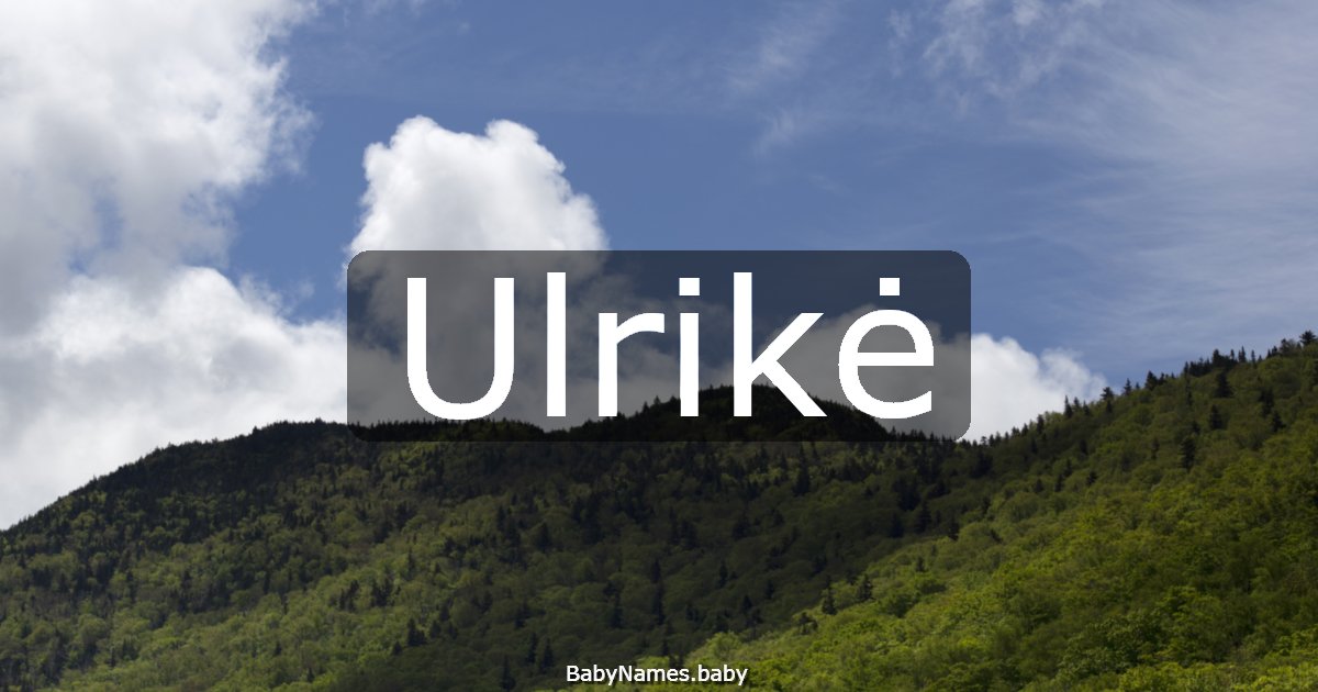 Ulrikė