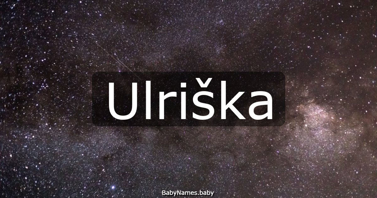 Ulriška