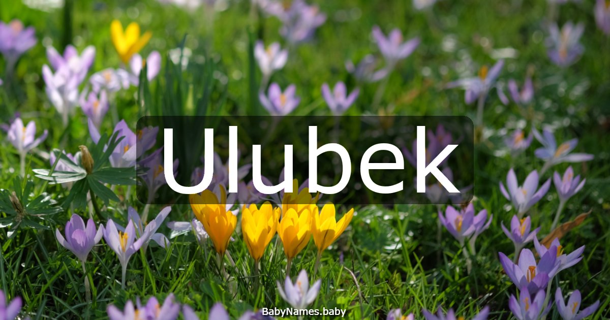 Ulubek