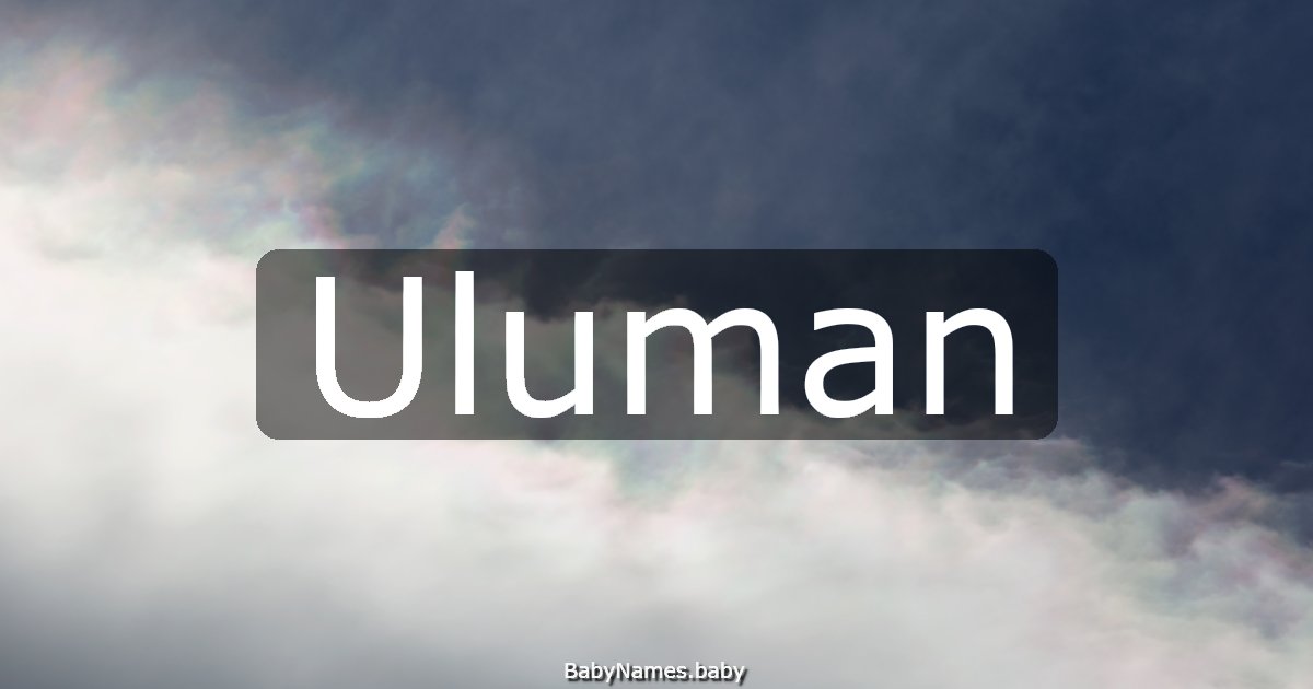 Uluman