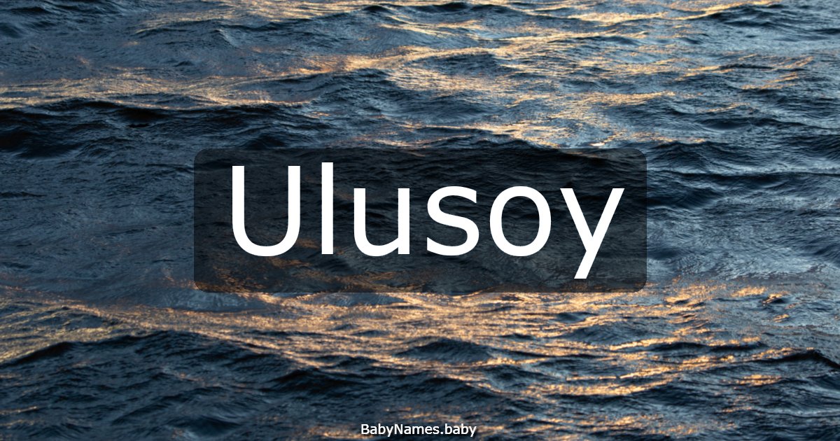 Ulusoy
