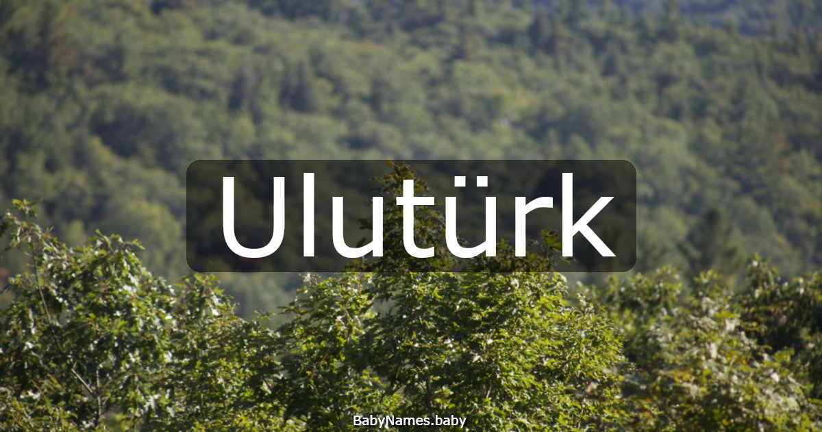 Ulutürk