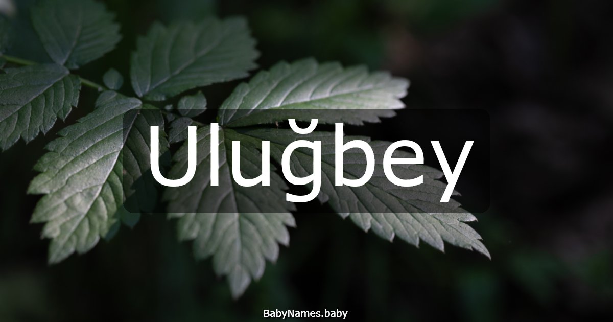 Uluğbey