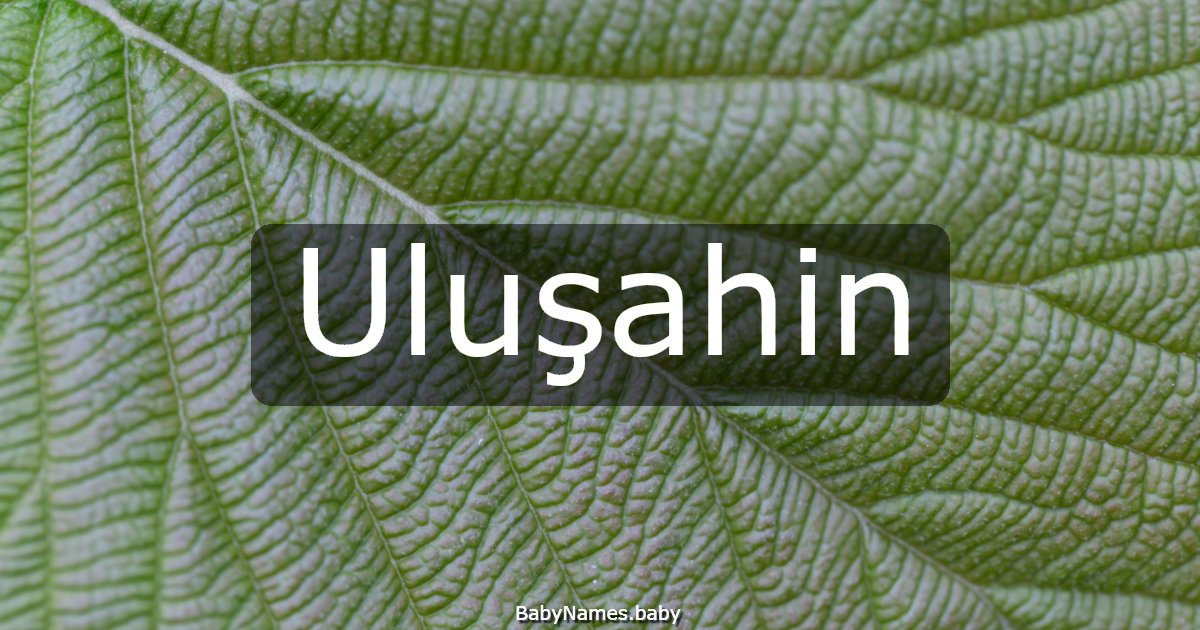 Uluşahin