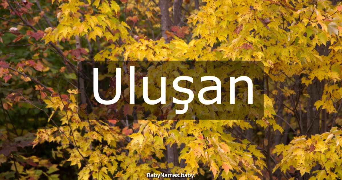 Uluşan