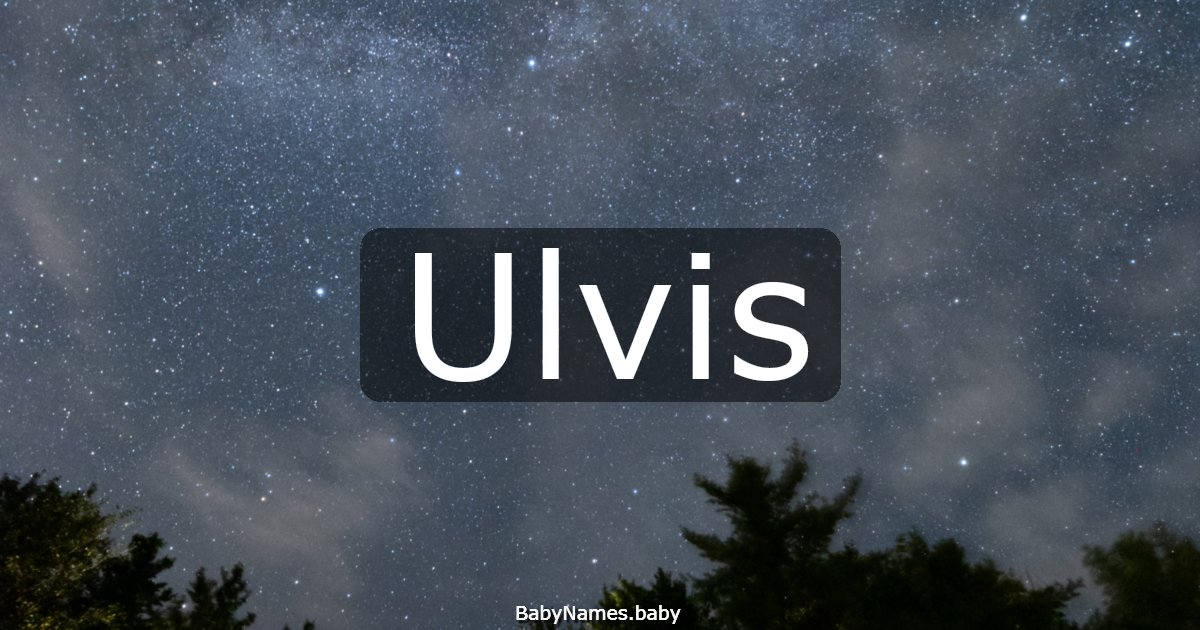 Ulvis