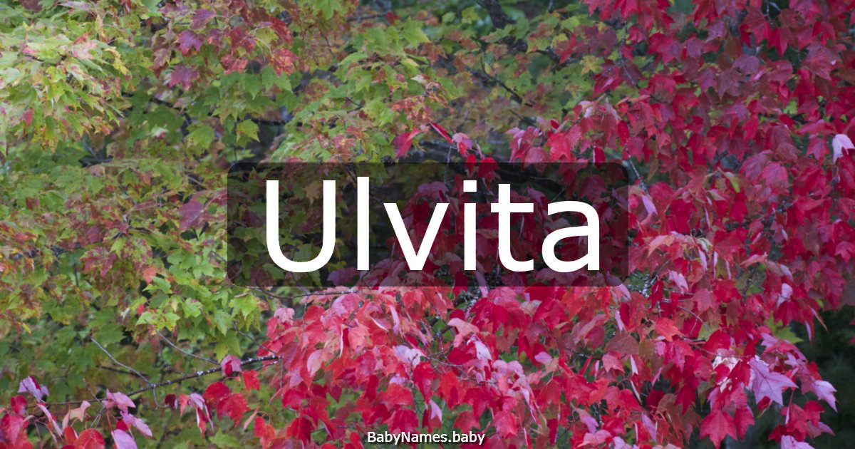 Ulvita