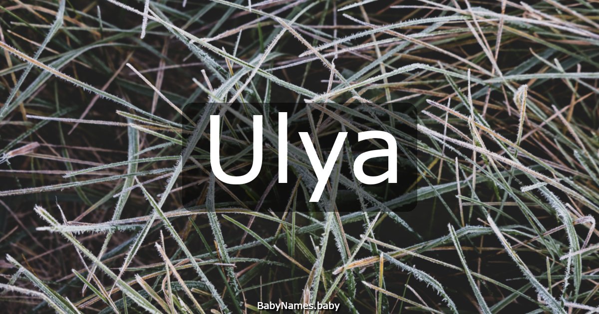 Ulya