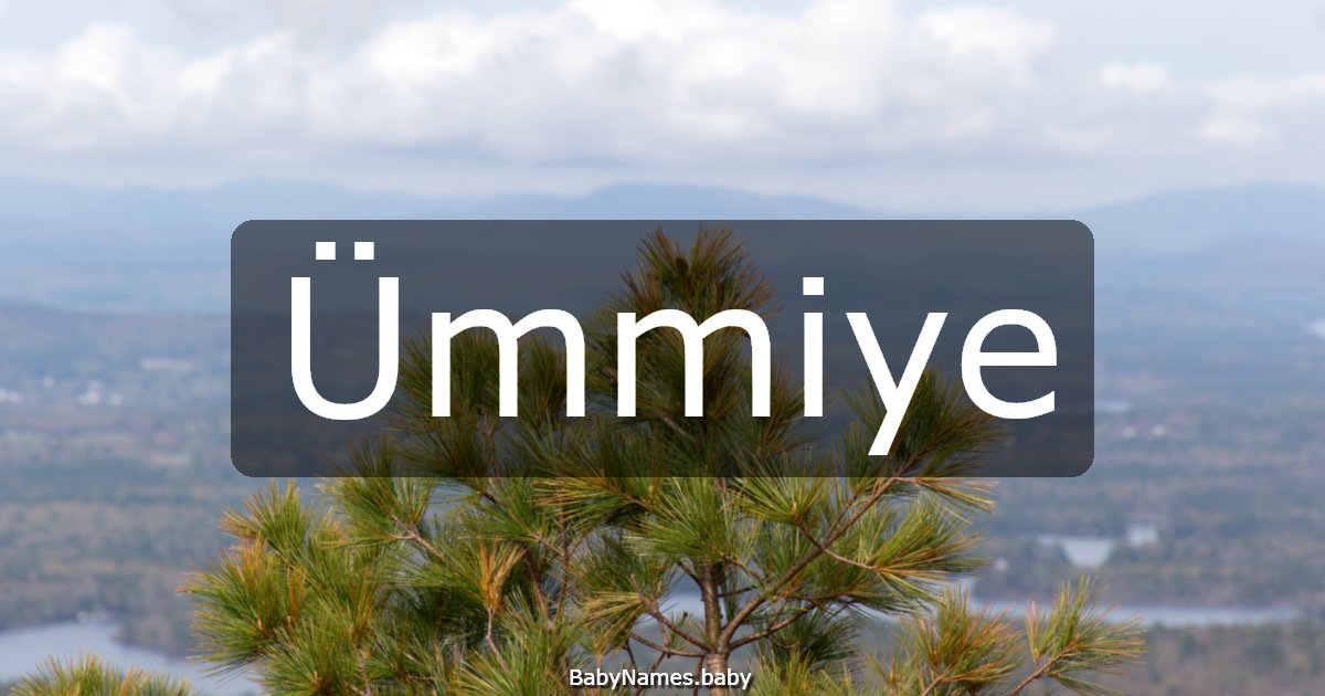 Ümmiye