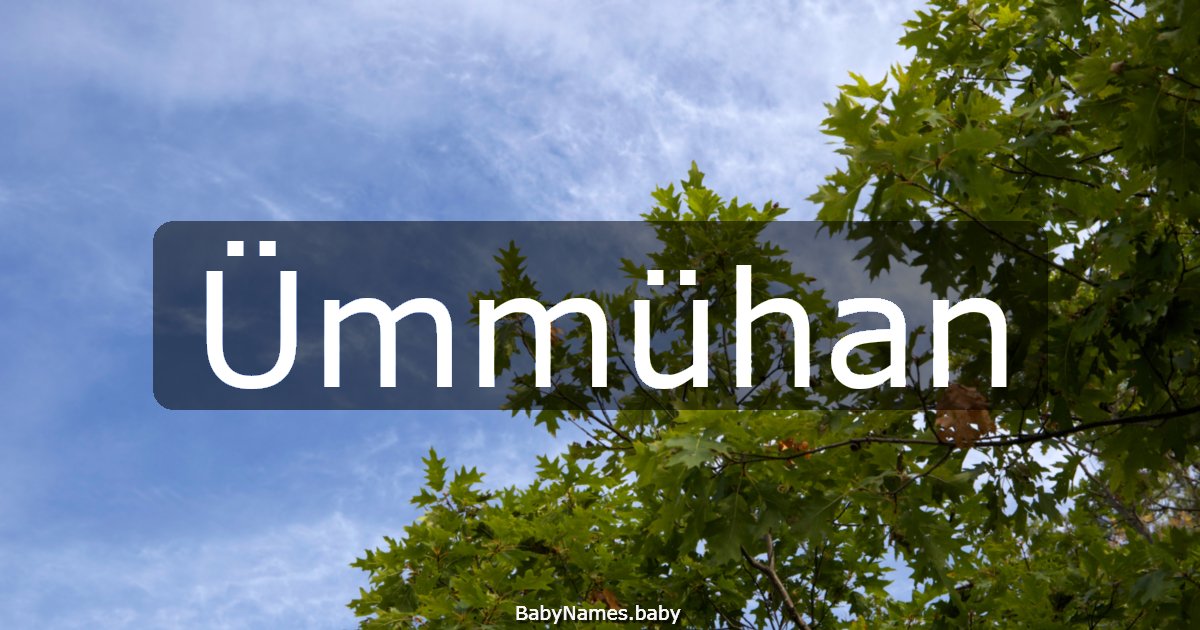 Ümmühan