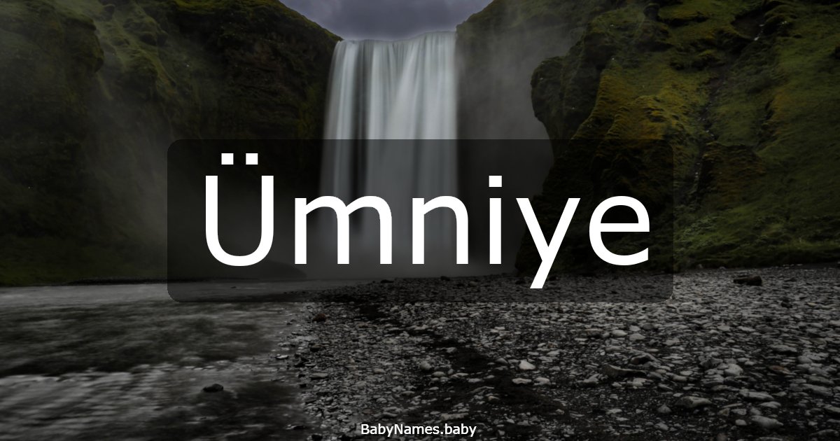 Ümniye