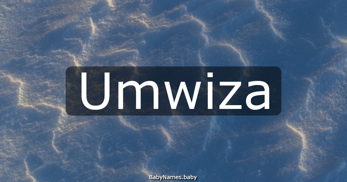 Umwiza