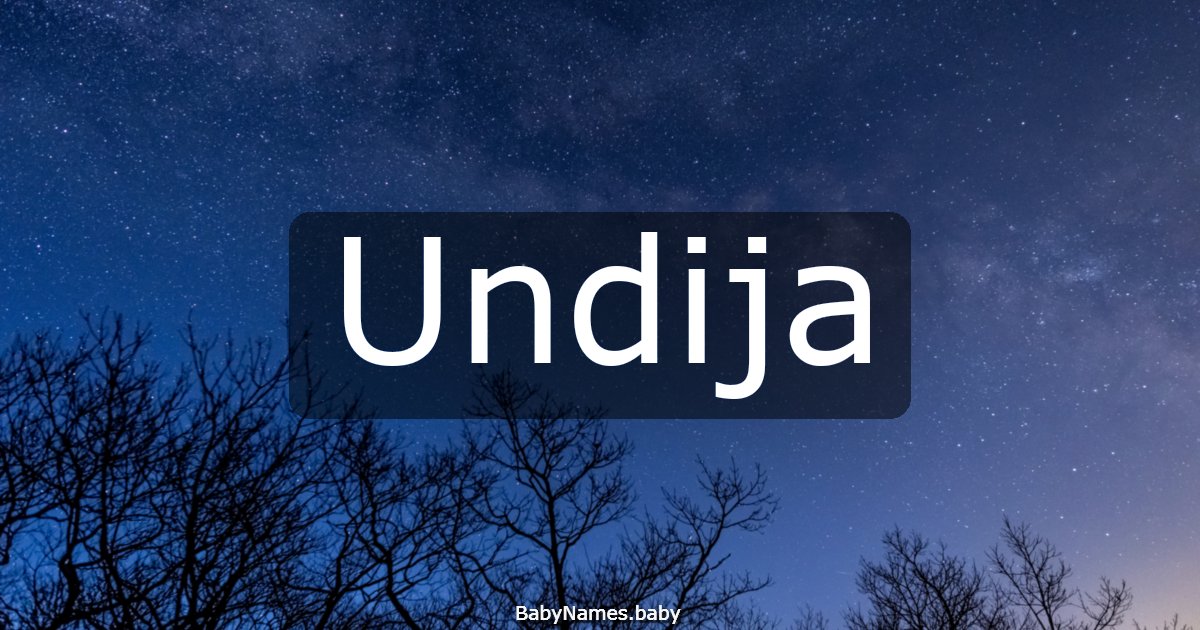 Undija