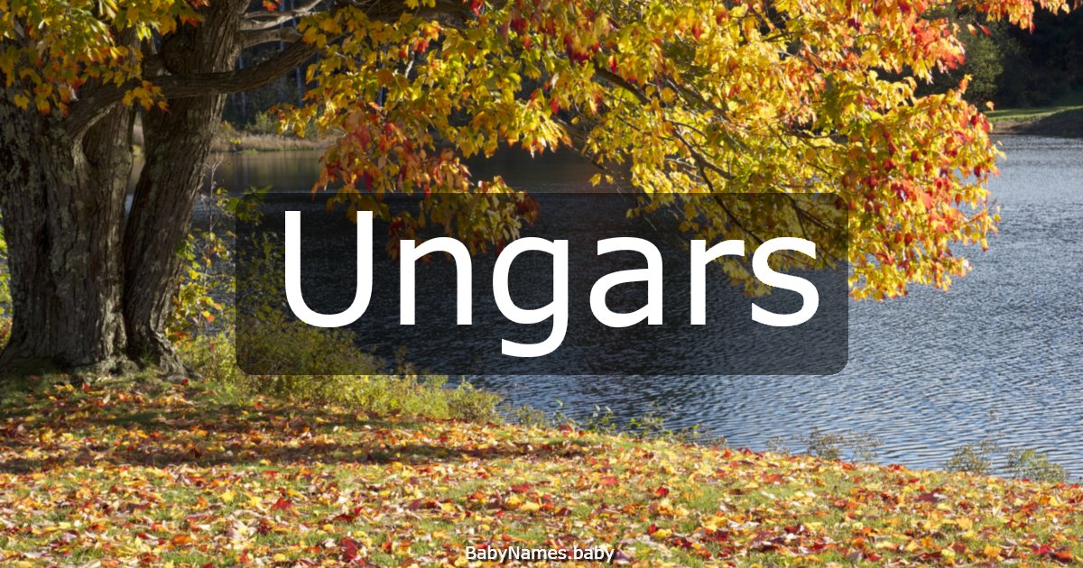 Ungars