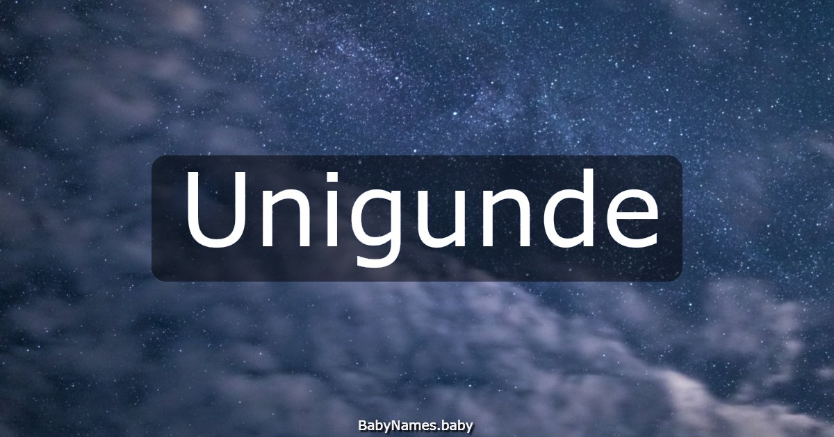 Unigunde
