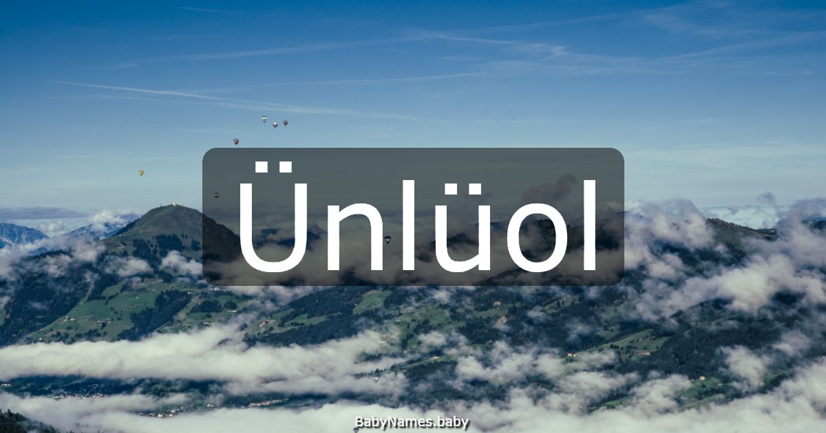 Ünlüol