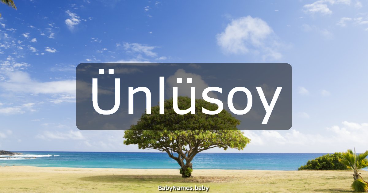 Ünlüsoy