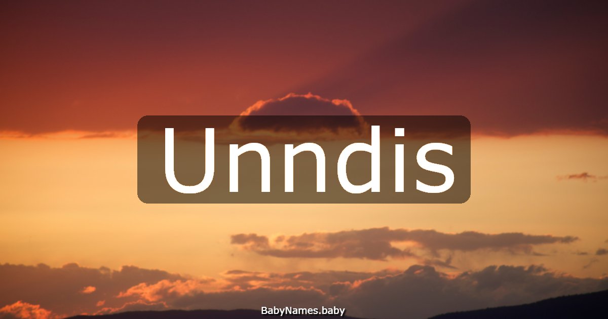 Unndis