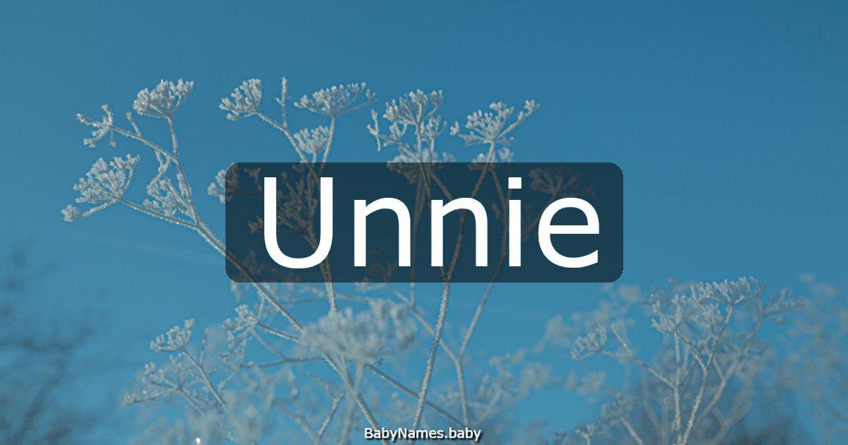 Unnie